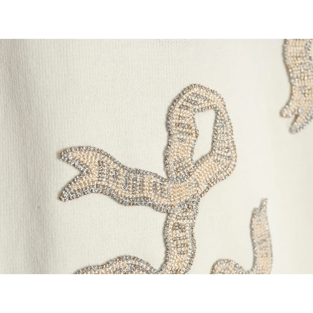 Louis Vuitton rope embroidery knitted short-sleeved T-shirt,Louis Vuitton