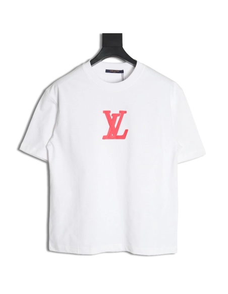 Louis Vuitton letter print logo short sleeves,Louis Vuitton