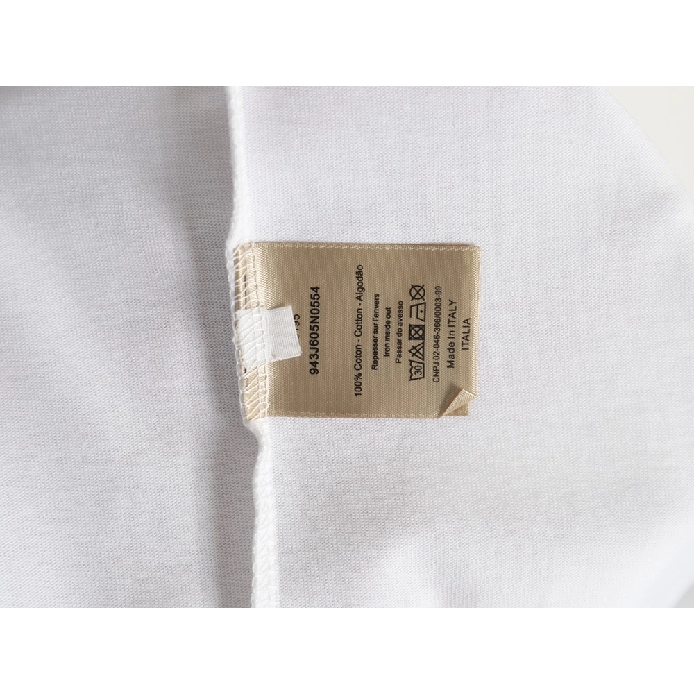 Dior presbyopia embroidered letter short sleeves,Dior