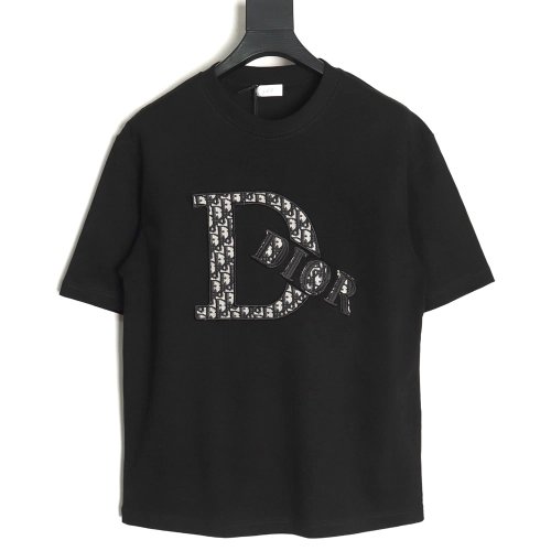 Dior presbyopia appliqu¨¦ letter short sleeves TSK1,Dior