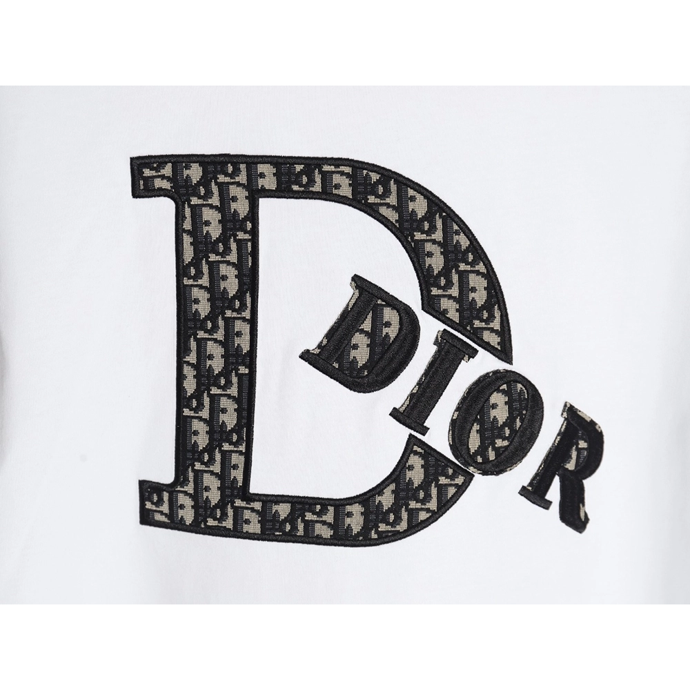 Dior presbyopia appliqu¨¦ letter short sleeves,Dior