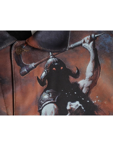 Supreme &amp; Frank Frazetta denim thick jacket,Supreme