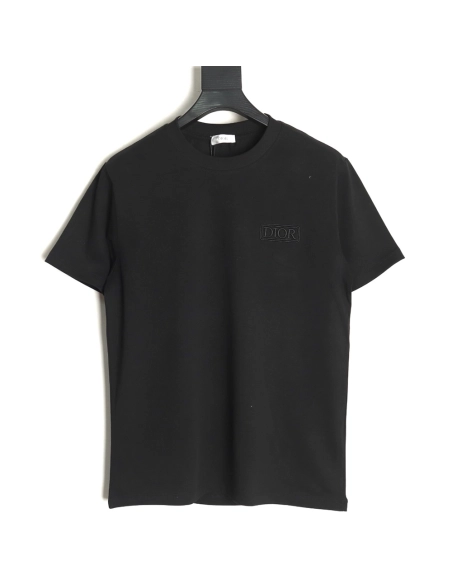 Dior chest embroidered lettering short sleeve T-shirt TSK1,Dior