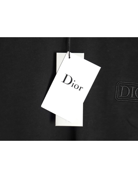 Dior chest embroidered lettering short sleeve T-shirt TSK1,Dior