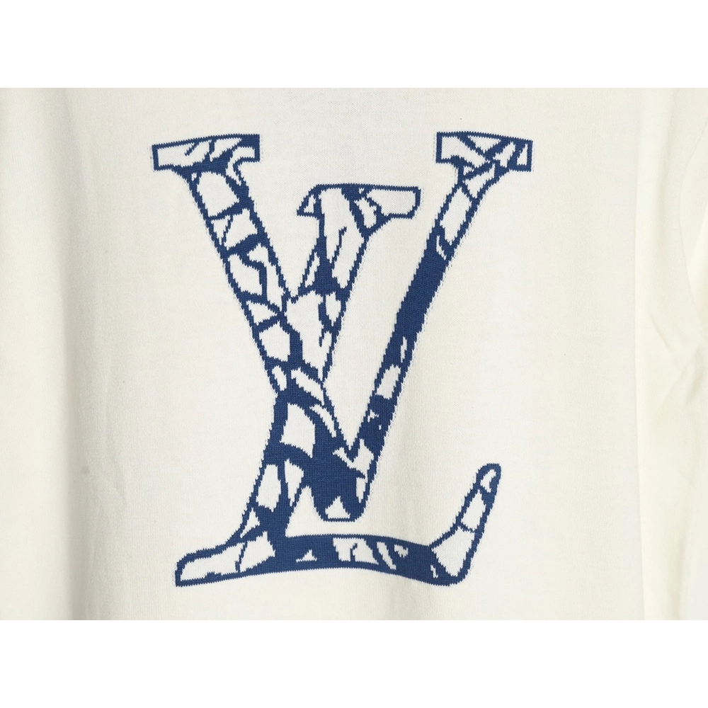 Louis Vuitton jacquard logo knitted short sleeves,Louis Vuitton