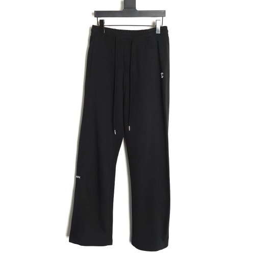 Chanel classic embroidered double C wide-leg trousers TSK1,Chanel