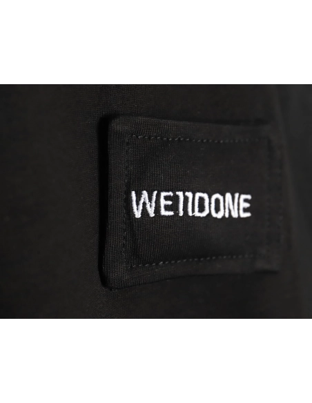 We11 Done Logo Embroidered Simple Long Sleeve T-Shirt TSK2,We11done