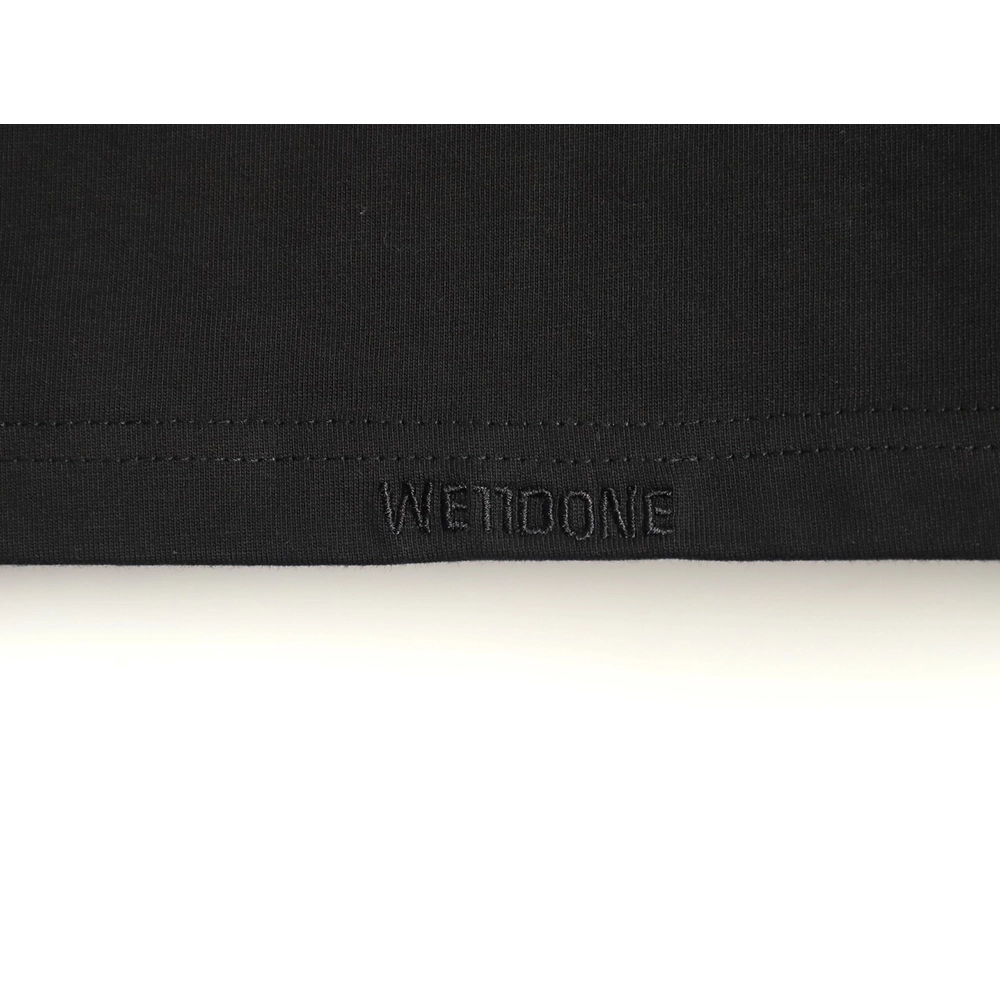 We11 Done Logo Embroidered Simple Long Sleeve T-Shirt TSK2,We11done