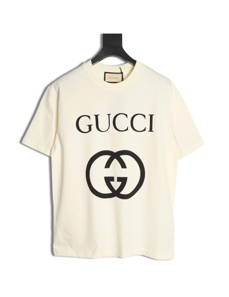 Gucci Double G print short-sleeved T-shirt,Gucci