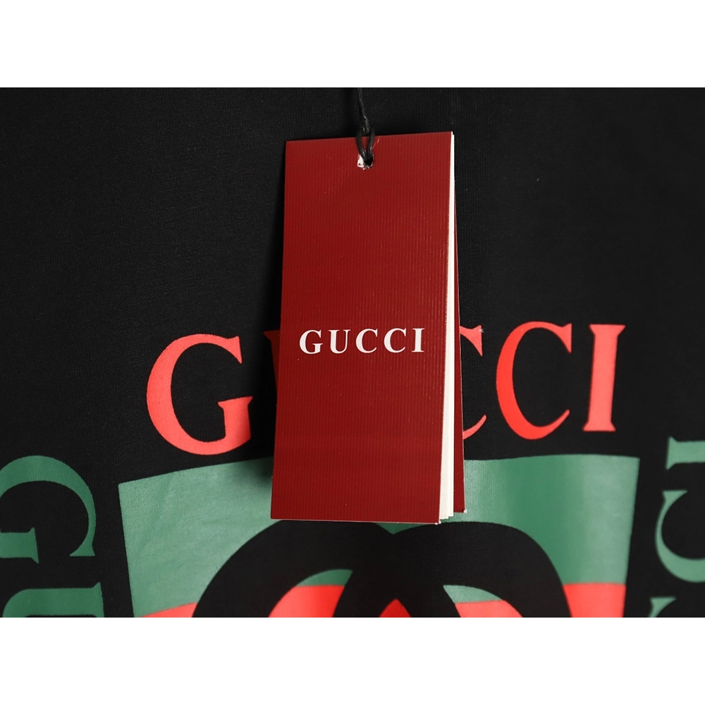 Gucci Square Letter Print Short Sleeve T-Shirt TSK1,Gucci