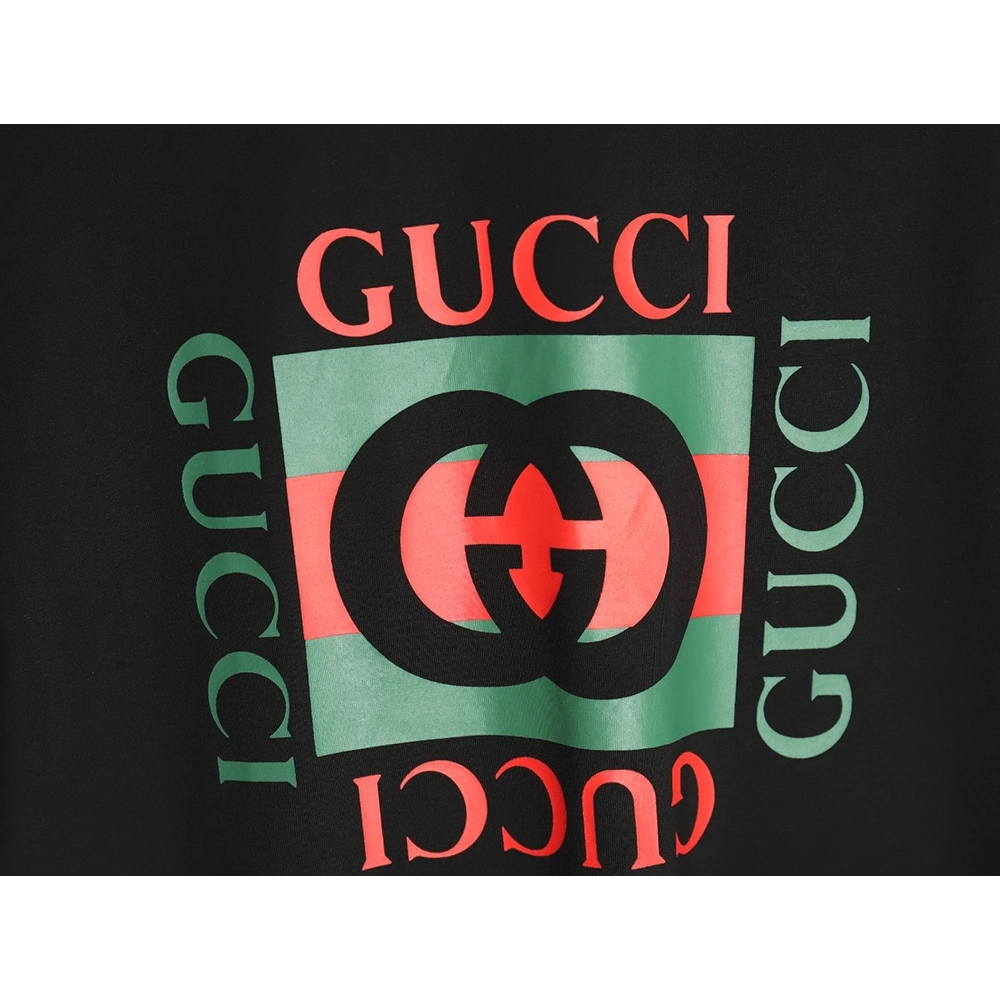 Gucci Square Letter Print Short Sleeve T-Shirt TSK1,Gucci