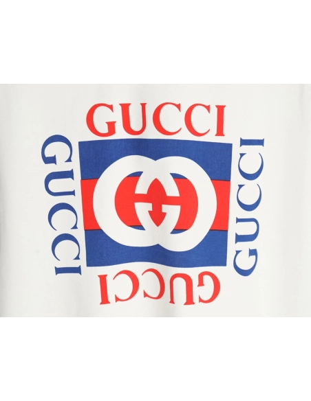 Gucci Square Letter Print Short Sleeve T-Shirt,Gucci