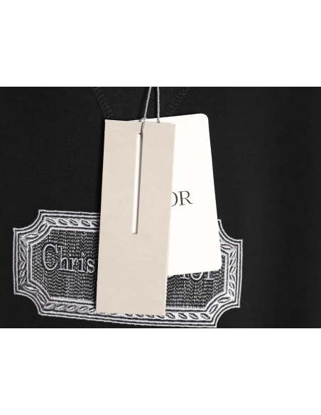 Dior Silver Logo Embroidered Short Sleeve T-Shirt TSK1,Dior