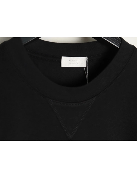 Dior Silver Logo Embroidered Short Sleeve T-Shirt TSK1,Dior