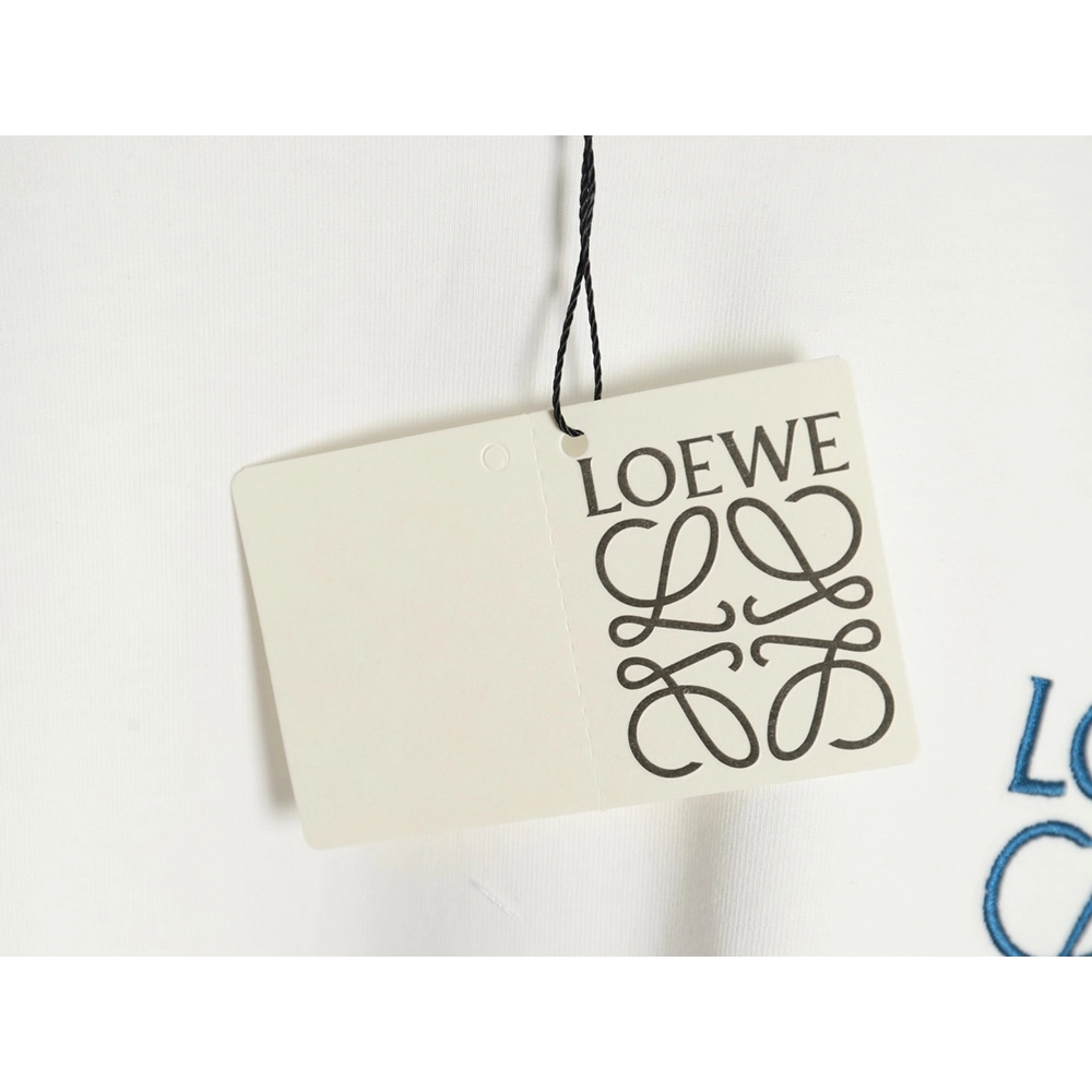 Loewe misplaced logo embroidery T-shirt,Loewe