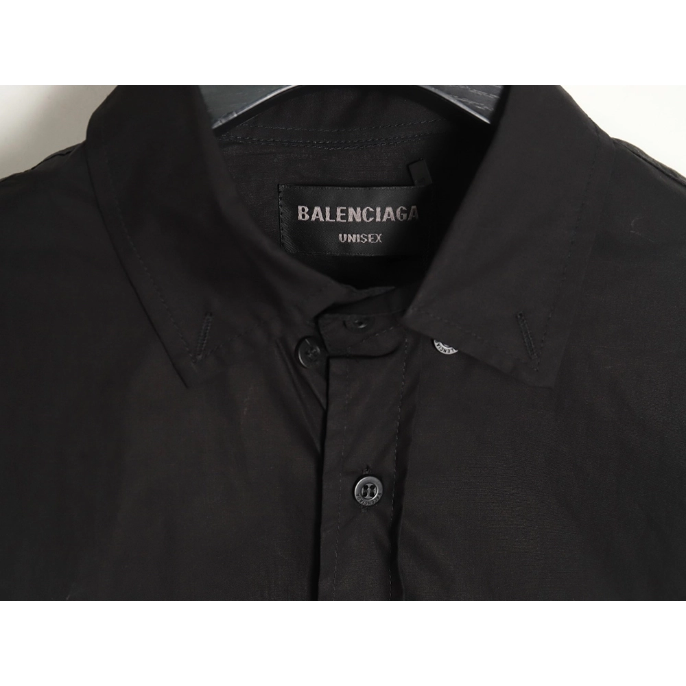 Balenciaga back logo print long sleeve shirt TSK1,Balenciaga