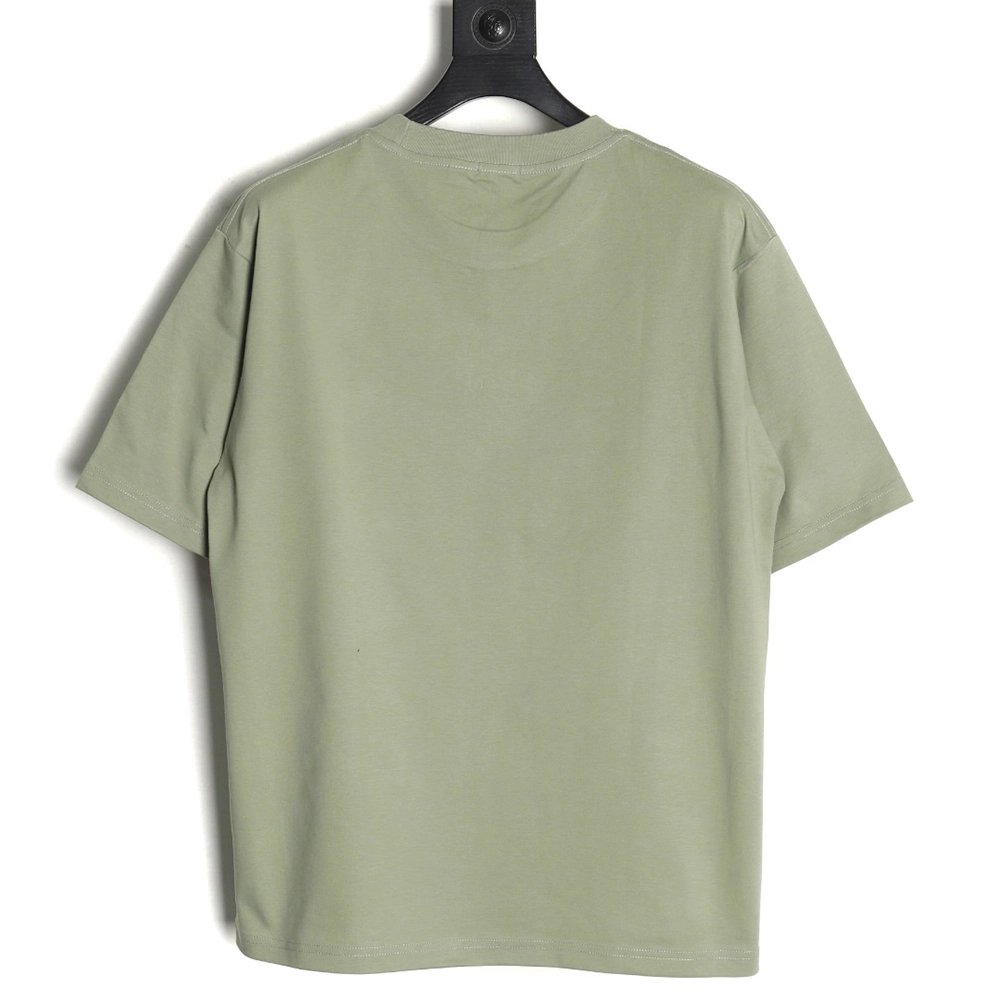Burberry Warhorse Logo Colorblock Foam Print Short Sleeve T-Shirt TSK1,Burberry