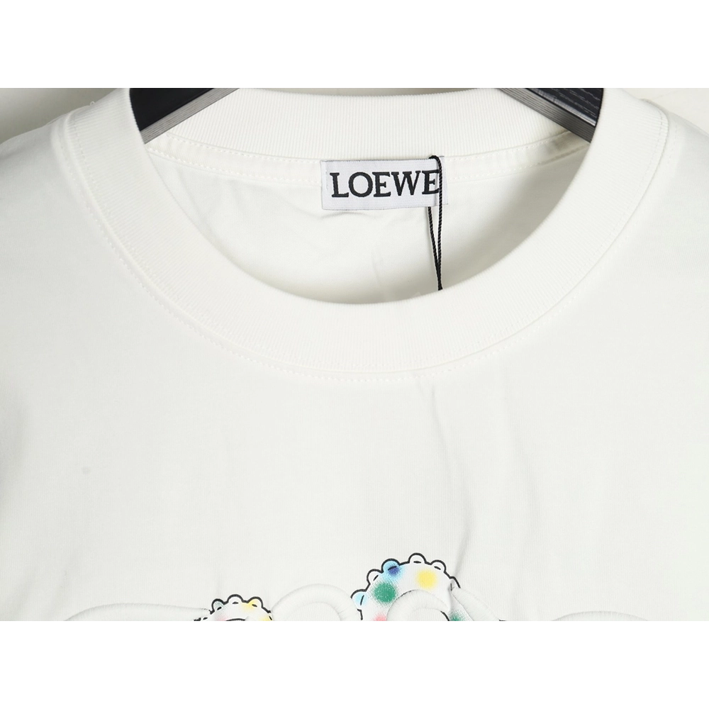Loewe Octopus print and Anagram embroidered short-sleeved T-shirt,Loewe