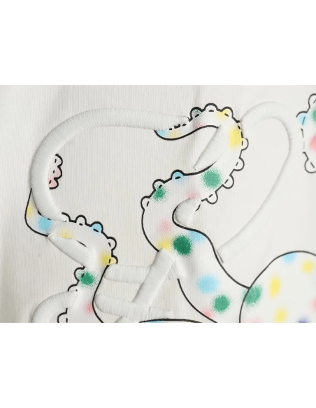 Loewe Octopus print and Anagram embroidered short-sleeved T-shirt,Loewe