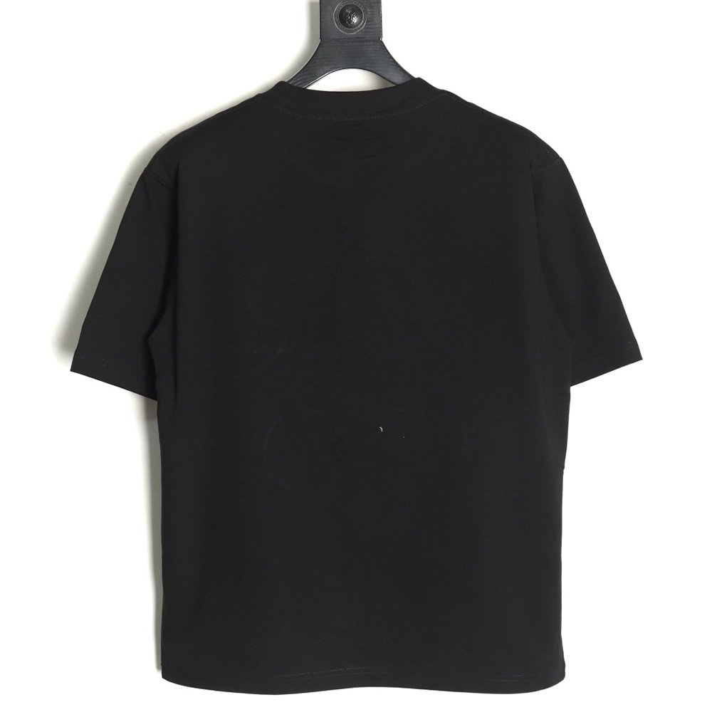 Loewe Octopus print and Anagram embroidered short-sleeved T-shirt TSK1,Loewe