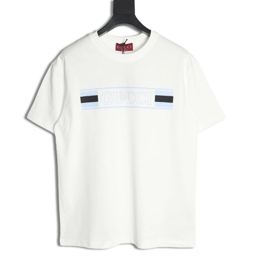 Gucci hollow letter logo print short sleeve,Gucci