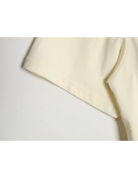Gucci classic 1921 letter embroidered logo pattern short sleeve,Gucci
