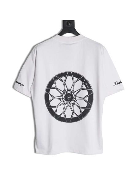 Balenciaga &amp; Lamborghini printed short-sleeved T-shirt TSK1,Balenciaga