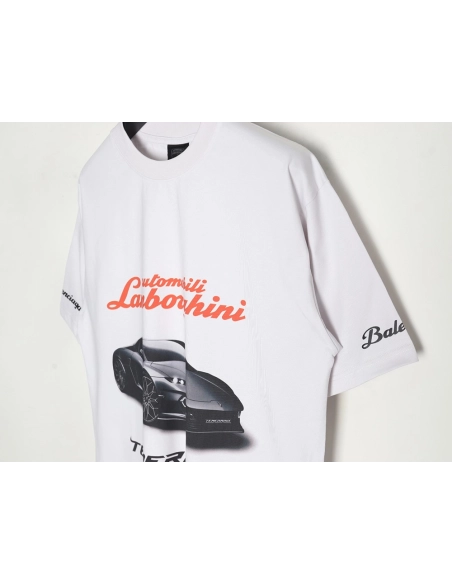 Balenciaga &amp; Lamborghini printed short-sleeved T-shirt TSK1,Balenciaga