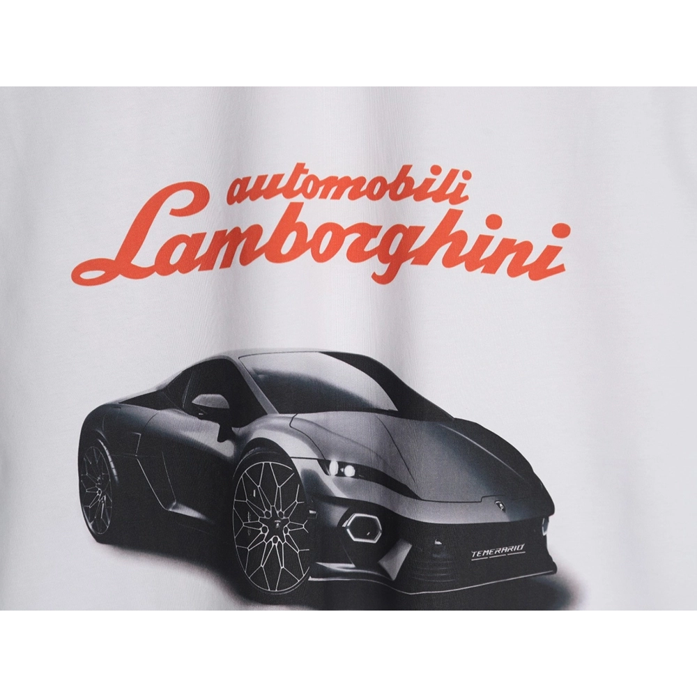 Balenciaga &amp; Lamborghini printed short-sleeved T-shirt TSK1,Balenciaga