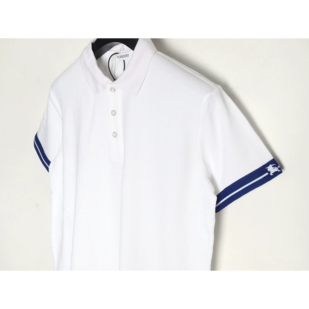 Burberry Warhorse cuff print short sleeve polo shirt,Burberry