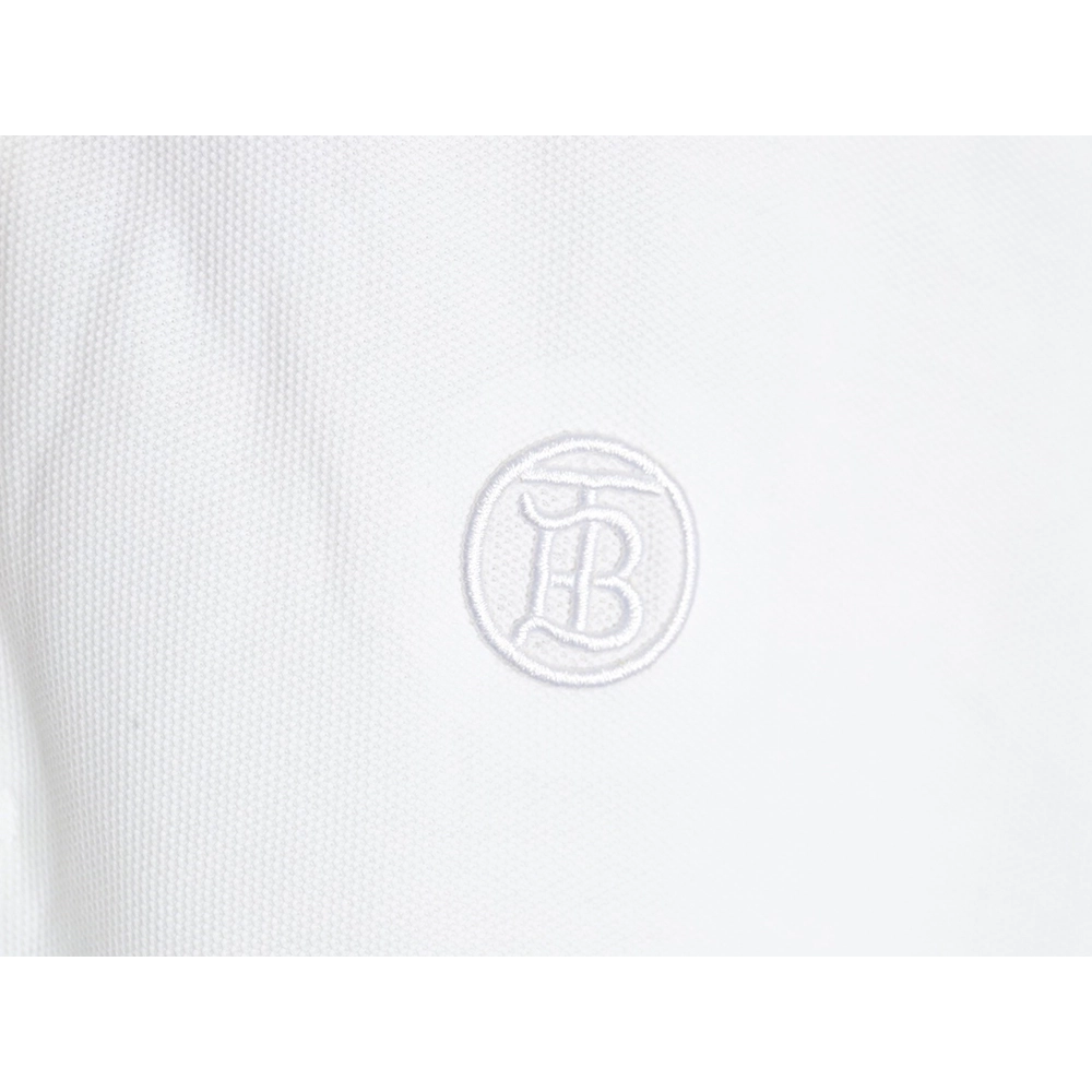 Burberry Classic Collar Stripe Logo Embroidered Short Sleeve Polo Shirt,Burberry
