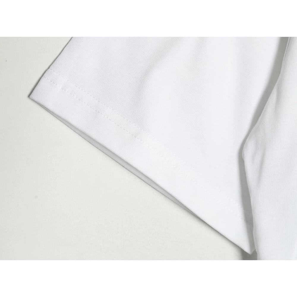 Dior gold thread embroidered CD short sleeve,Dior