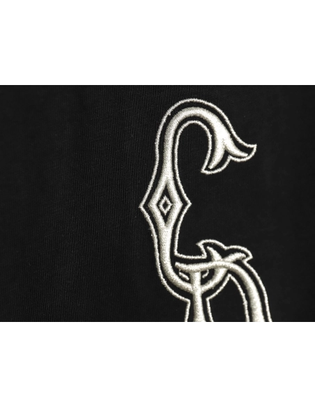 Dior gold thread embroidered CD short sleeve TSK1,Dior