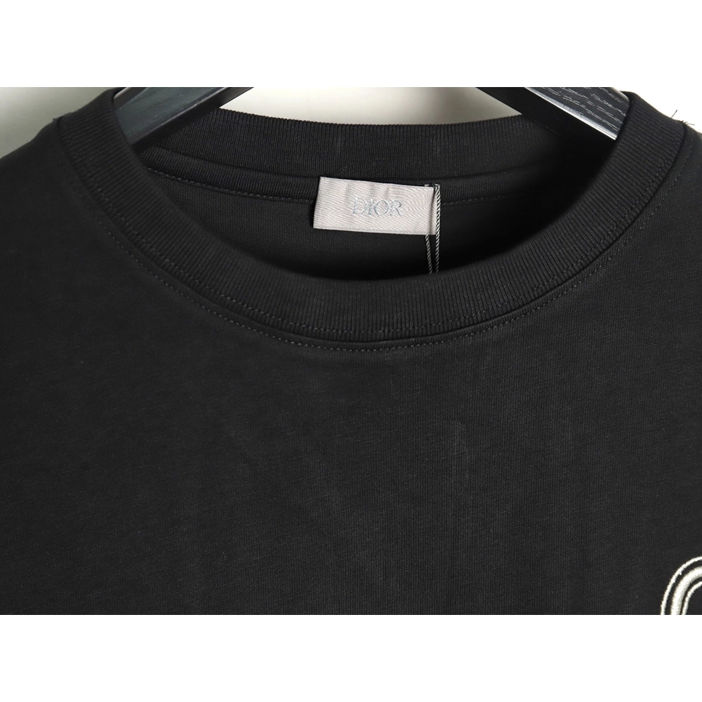 Dior gold thread embroidered CD short sleeve TSK1,Dior