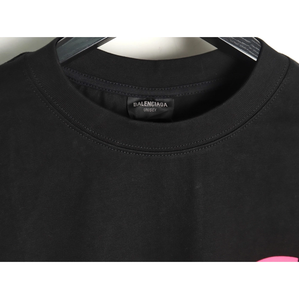 Balenciaga graffiti lettering logo short sleeve,Balenciaga