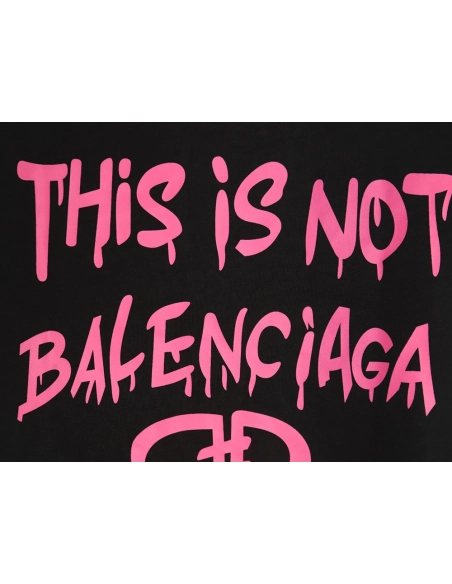Balenciaga graffiti lettering logo short sleeve,Balenciaga