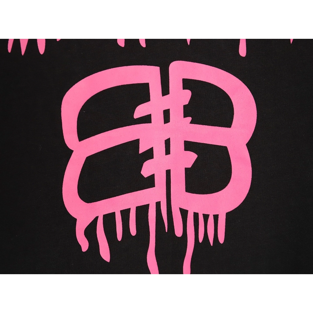 Balenciaga graffiti lettering logo short sleeve,Balenciaga