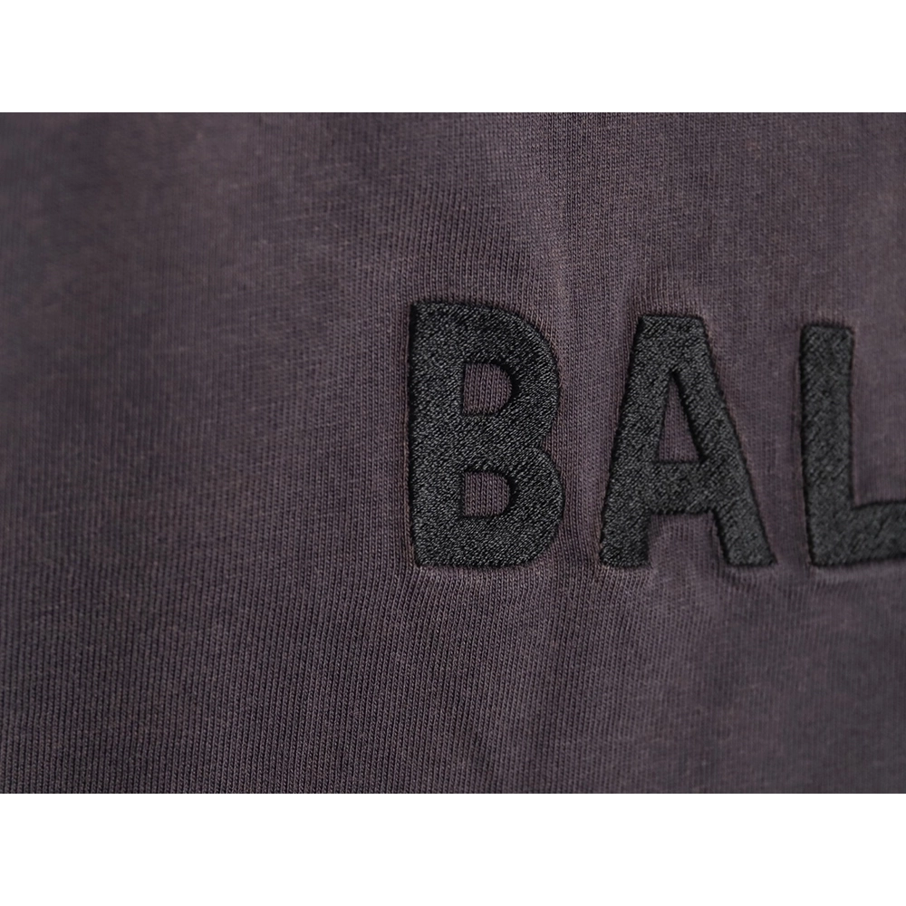 Balenciaga English Embroidered Round Neck Short Sleeve T-Shirt,Balenciaga