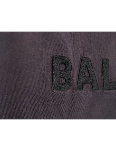 Balenciaga English Embroidered Round Neck Short Sleeve T-Shirt,Balenciaga