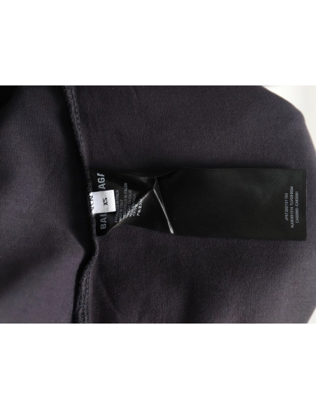 Balenciaga English Embroidered Round Neck Short Sleeve T-Shirt,Balenciaga