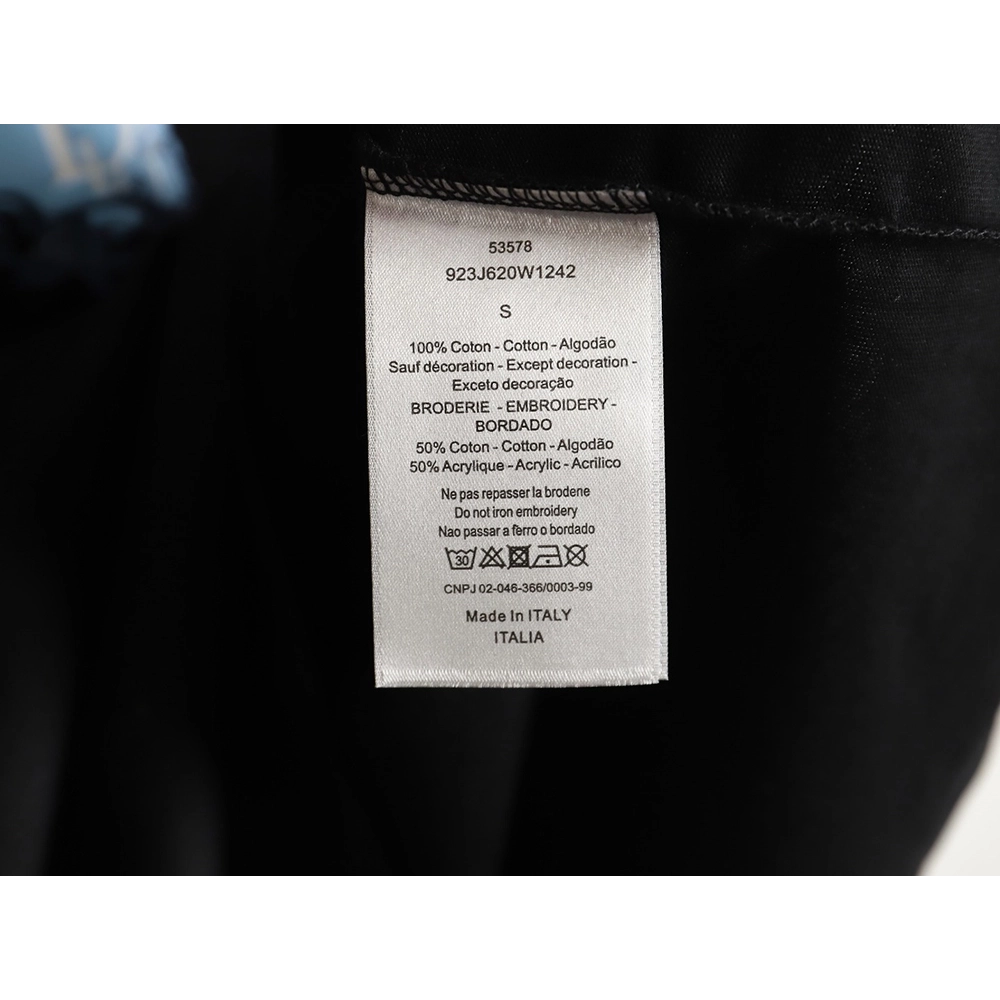 Dior heart monogram letter foam print short sleeves TSK1,Dior