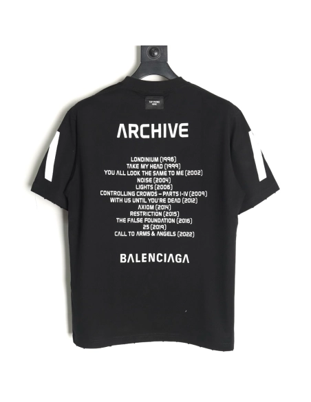 Balenciaga cracked arrow print short sleeves TSK1,Balenciaga
