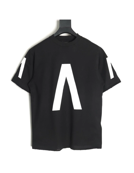 Balenciaga cracked arrow print short sleeves TSK1,Balenciaga