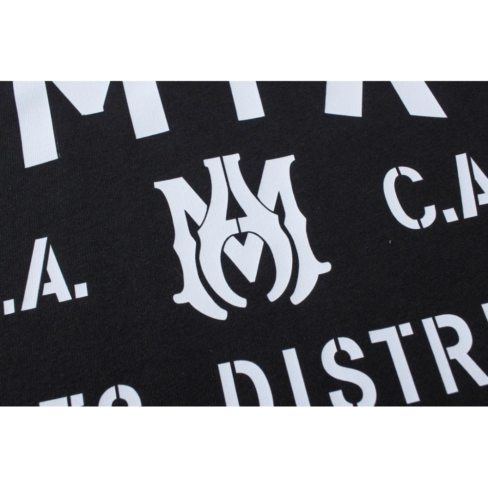 Amiri Angel Letter Design Cracked Seam Short Sleeve,Amiri T Shirt,Tshirt,APPAREL
