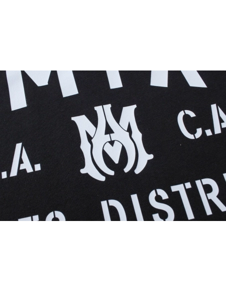 Amiri Angel Letter Design Cracked Seam Short Sleeve,Amiri T Shirt,Tshirt,APPAREL