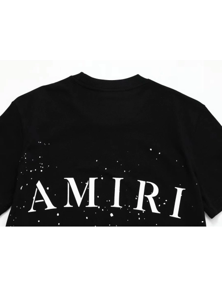 Amiri Cashew Flower Embossed Short Sleeve T-shirt,Amiri T Shirt,Tshirt,APPAREL