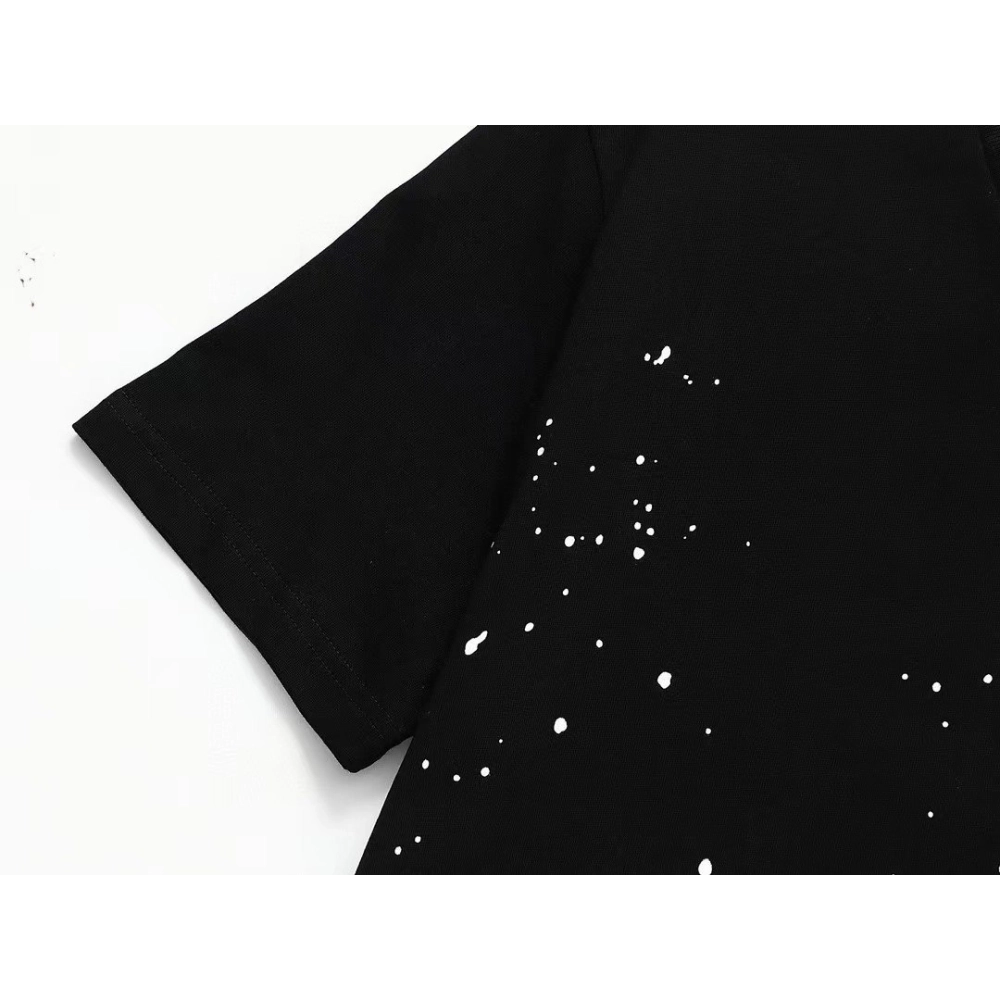 Amiri Cashew Flower Embossed Short Sleeve T-shirt,Amiri T Shirt,Tshirt,APPAREL