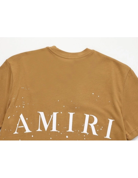 Amiri Cashew Flower Embossed Short Sleeve T-shirt,Amiri T Shirt,Tshirt,APPAREL