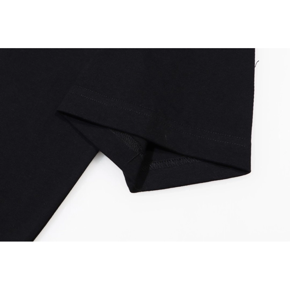 Amiri Angel Letter Design Cracked Seam Short Sleeve,Amiri T Shirt,Tshirt,APPAREL