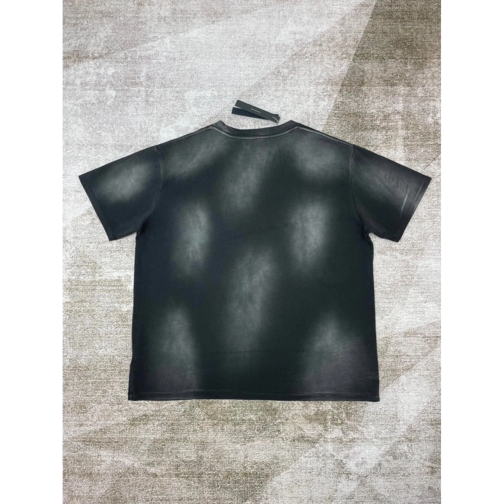 Amiri New Vintage Washed Distressed Short Sleeve T-shirt,Amiri T Shirt,Tshirt,APPAREL